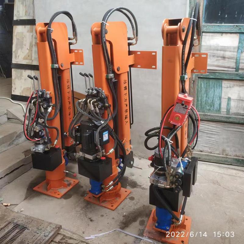 北辰区重汽蓝牌随车吊 3.2吨 国六动力强 液压驱动 农用自卸起重机